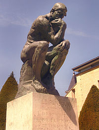 Роден Огюст (французский скульптор) «Мыслитель» (1880)